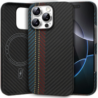 Case for iPhone 16 Pro, Aramid Fiber MagSafe, black