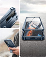Armored case for Samsung Galaxy S22, Dexnor Full Body, dark blue
