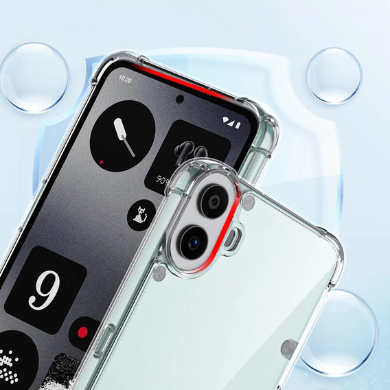 Case for Nothing CMF Phone 1, Dropproof, transparent