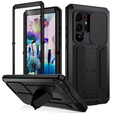 Armored case for Samsung Galaxy S23 Ultra, R-JUST CamShield Slide, black