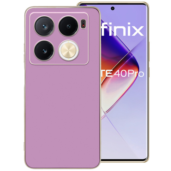 Case for Infinix Note 40 Pro, Glamour CamShield, purple