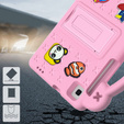 Children's case for Samsung Galaxy Tab A7 Lite 8.7 T220/T225, Cute Patterns, with stand, pink