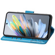 Flip case for Motorola Moto G15 / Motorola Moto G15 Power, Butterfly, blue