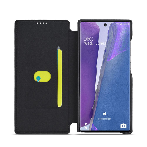 Flip case for Samsung Galaxy Note 20 Ultra, LC.IMEEKE, black