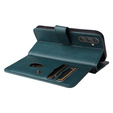 Flip case for Samsung Galaxy A55 5G, 10 Card Slots Wallet, green