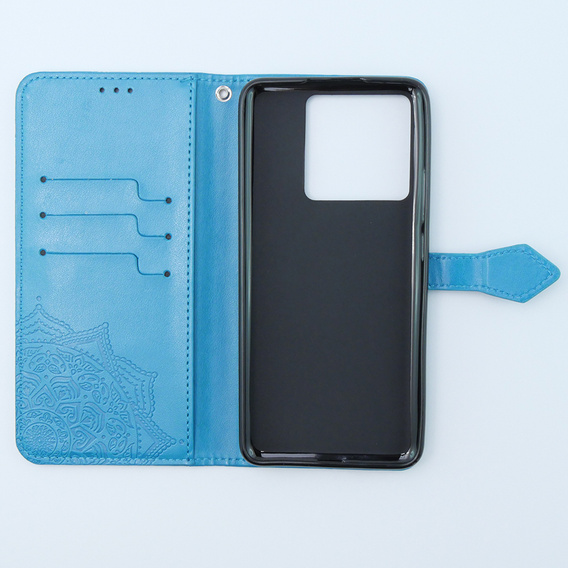 Flip case for Xiaomi 13T / 13T Pro, Mandala, blue