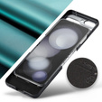 Case for Samsung Galaxy Z Flip7 FE / Z Flip6, CASEME Litchi Leather, green