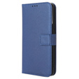Flip case for Oppo A57 4G/5G, Wallet Smart Magnet, dark blue