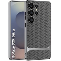 Case for Samsung Galaxy S25 Ultra, GKK Woven Leather, grey