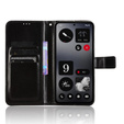 Flip case for Nothing CMF Phone 1, Crazy Horse Wallet, black
