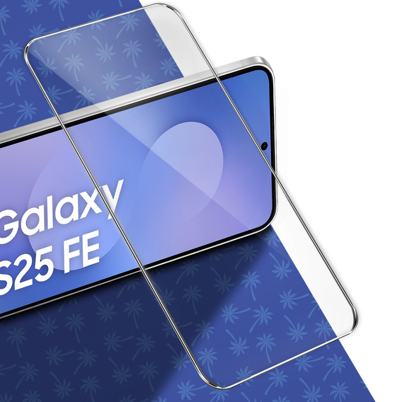 Diamond Palm Tempered Glass for Samsung Galaxy S25 FE/S24 FE