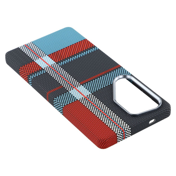 MagSafe's Samsung Galaxy S25 Ultra Case, Carbon Fiber, blue / red