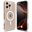 ERBORD Case with MagSafe for iPhone 16 Pro, active button, transparent + Screen Glass