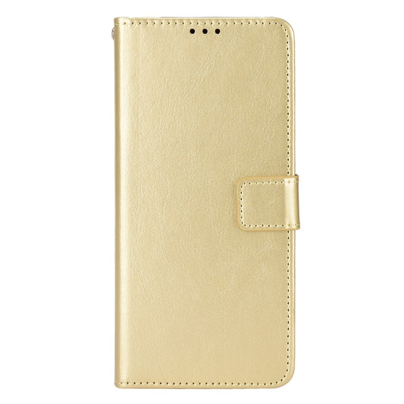 Flip case for Oppo Reno 11F 5G, Crazy Horse Wallet, gold