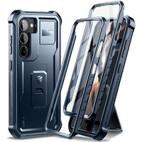 Armored case for Samsung Galaxy S23 Plus, Dexnor Full Body (Two Frames), dark blue