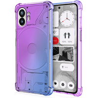 Case for Nothing Phone 2 5G, Gradient Dropproof, Purple / blue