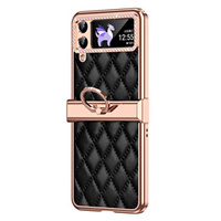 Case for Samsung Galaxy Z Flip 4 5G, Rhombus Grid