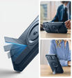 Armored case for iPhone 15, Dexnor CamProtect MagSafe, dark blue (Two frames)