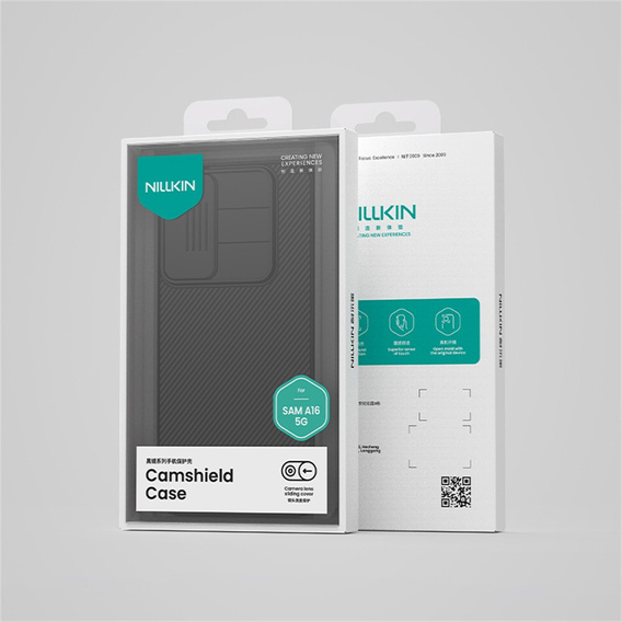 Case for Samsung Galaxy A16 5G, Armored Nillkin, CamShield Pro, black