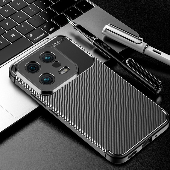 Case for Xiaomi 13, Carbon Gel, black