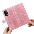 Flip case for Oppo Reno5 Z / A94 / A95 5G, Mandala, pink rose gold