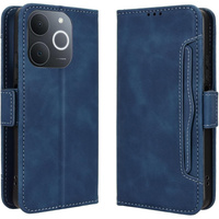 Flip case for Realme Note 70T 4G, Card Slot, dark blue