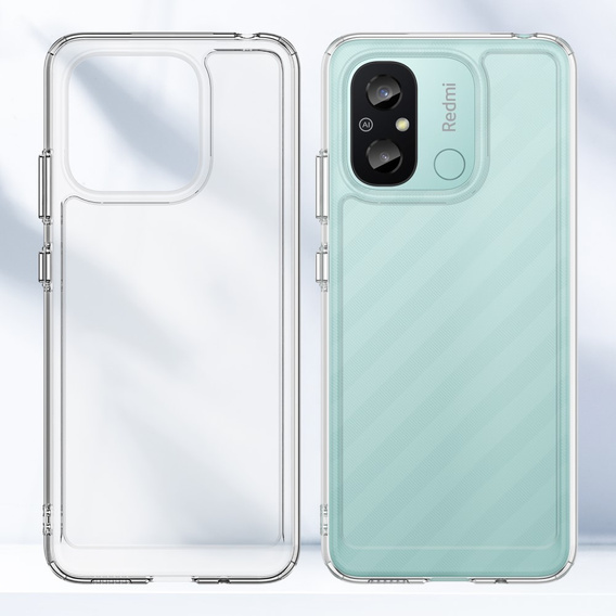 Case for Xiaomi Redmi 12C, Fusion Hybrid, transparent