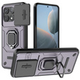Case for Xiaomi Poco F6 Pro, KickStand Camera Lens, purple