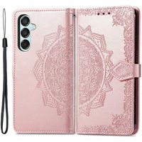 Flip case for Samsung Galaxy M15 5G, Mandala, pink