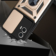 Case for Motorola Moto G73 5G, CamShield Slide, gold