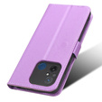 Flip case for Xiaomi Redmi 12C, Wallet, Smart Magnet, purple