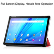 Case for TCL Tab 10s 9081X / TCL Tab 10s 9080G 2021, Smartcase, red
