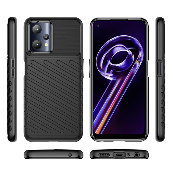 Case for Realme 9 Pro / OnePlus Nord CE 2 Lite 5G, Thunder, black