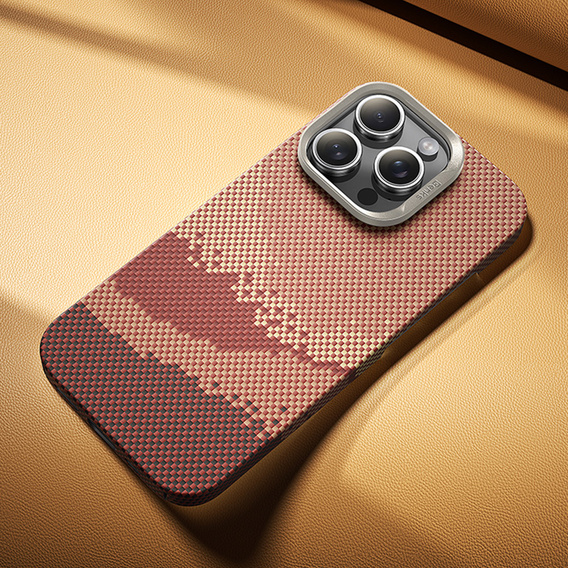 Benks Magnetic Golden Tide Kevlar 600D case for iPhone 16 Pro