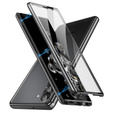 Case for Samsung Galaxy S24, Magnetic Dual Glass, black