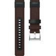 Canvas+Leather strap 20mm - Brown