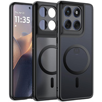 Case for Motorola Edge 60 / 60 Fusion, for MagSafe, ERBORD Matt Case, black