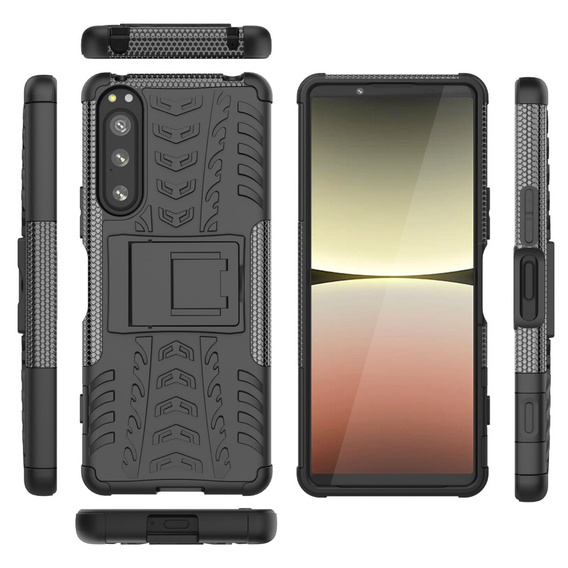Case for Sony Xperia 5 IV 5G, Tire Armor, black