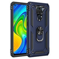 Armor Case for Xiaomi Redmi Note 9, Nox Case Ring, blue