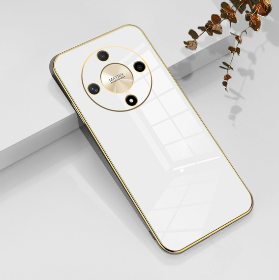 Case for Honor Magic 6 Lite 5G, Glamour CamShield, white
