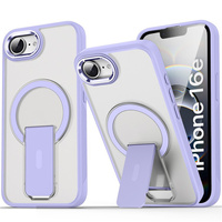 Case for Iphone 16E, Kickstand Matt Case, for MagSafe, purple