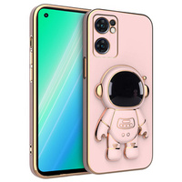 Case for Oppo Reno 7 5G, Astronaut, pink