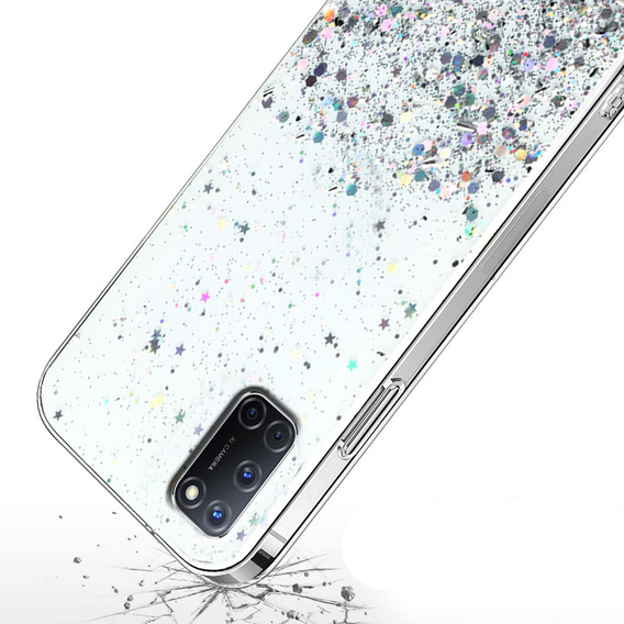 Case for Oppo A52 / A92 / A72, Glittery, transparent