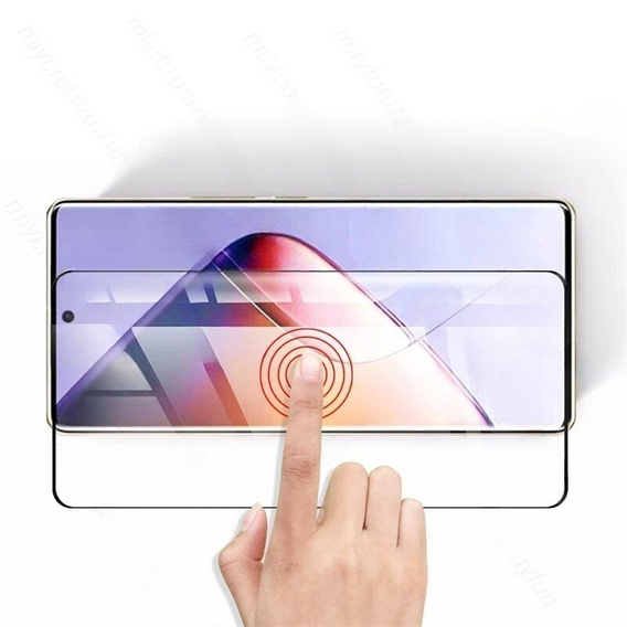 3D Tempered Glass for Infinix Note 40 Pro, black frame