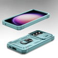 Case for Samsung Galaxy S23 FE, CamShield Slide, green