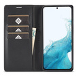 Flap case for Samsung Galaxy A36, Carbon LC.IMEEKE, black