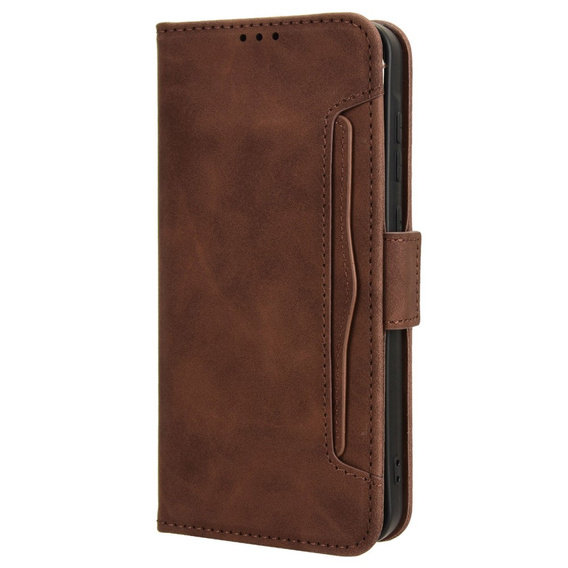 Flip case for Samsung Galaxy A35 5G, Card Slot, brown
