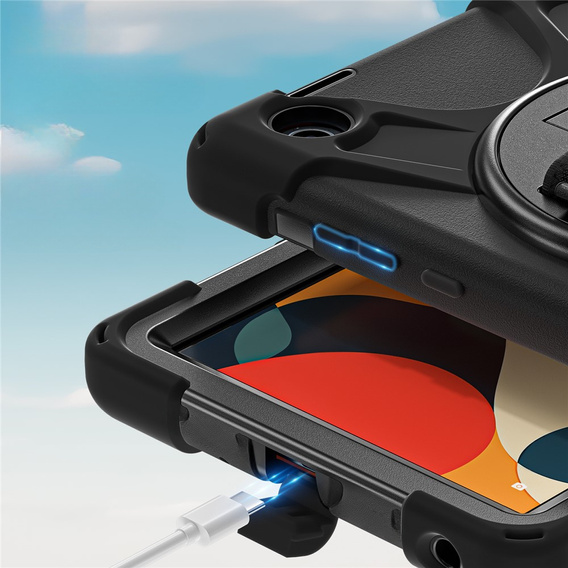 Armoured case with stand and shoulder strap for Lenovo Tab One