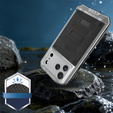 IP68 waterproof case for iPhone 17 Pro Max, silver