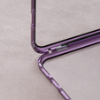 Case for iPhone 11, Magnetic Dual Glass, purple